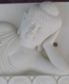 Bas-Relief Bouddha couch (profil gauche)