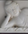 Bas-Relief Bouddha couché (profil droit)