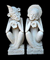 Statues - Couple Balinais contemplatif 