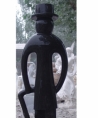 Statue silhouette de Chaplin